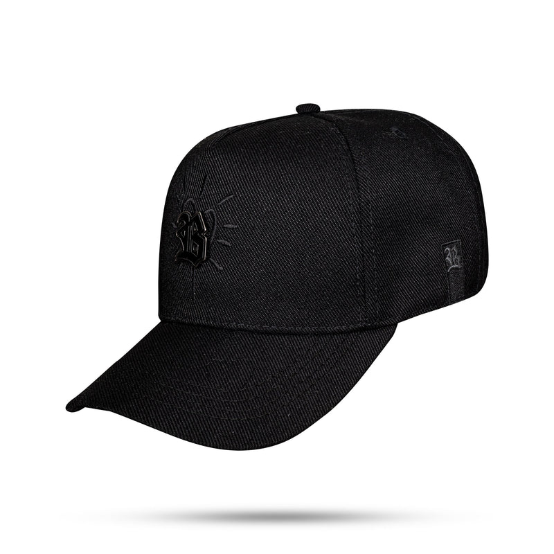 Boné Snapback Preto Love Logo Metal