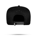 Boné Snapback Preto Contour Veludo Branco