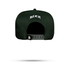 Boné Snapback Verde Musgo Aba Couro Brown