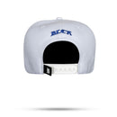 Boné Snapback Branco Framed Azul