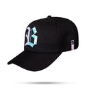 Boné Snapback Preto Holográfico Prata New Identity