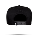 Boné Snapback Preto Holográfico Prata New Identity