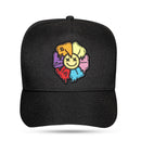 Boné Snapback Preto Smile Flowers
