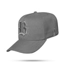 Boné Snapback Cinza Grafite BLCK Plus