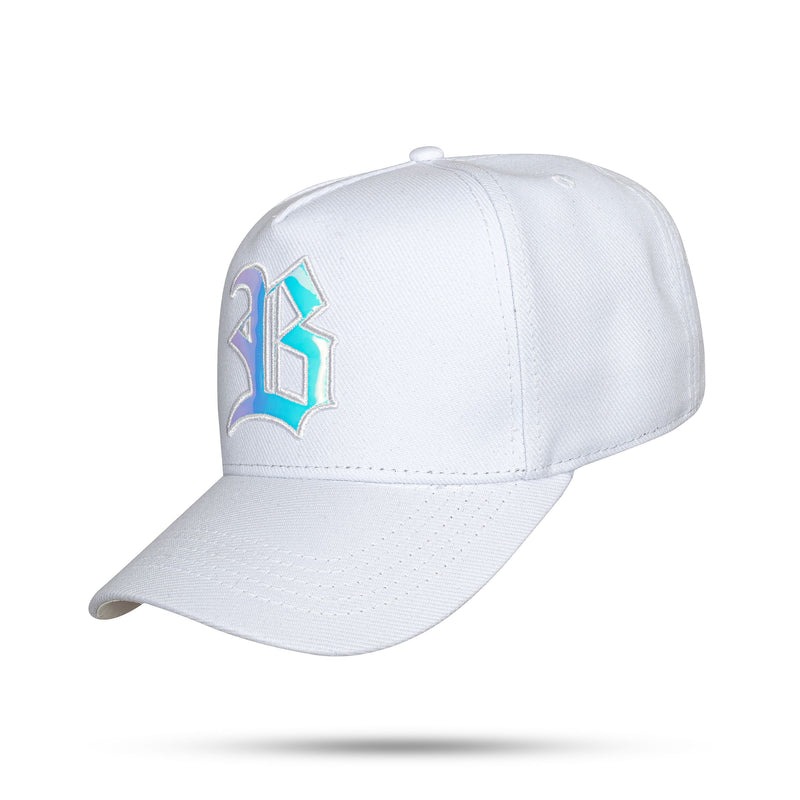 Boné Snapback Branco Wings Holográfico