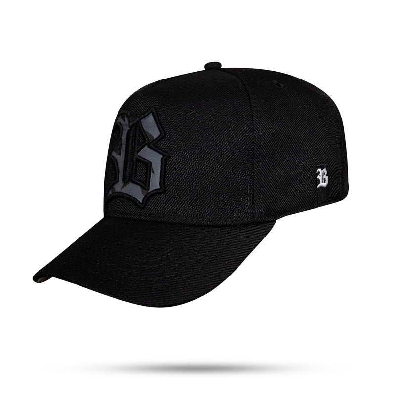 Boné Snapback Manchas Preto