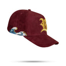 Boné Snapback Suede Vinho Wave