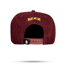 Boné Snapback Suede Vinho Wave