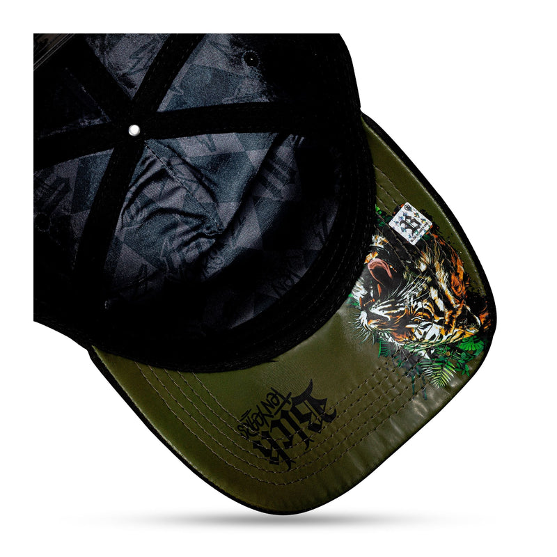 Boné Snapback IA Suede Preto Tiger Ten Years