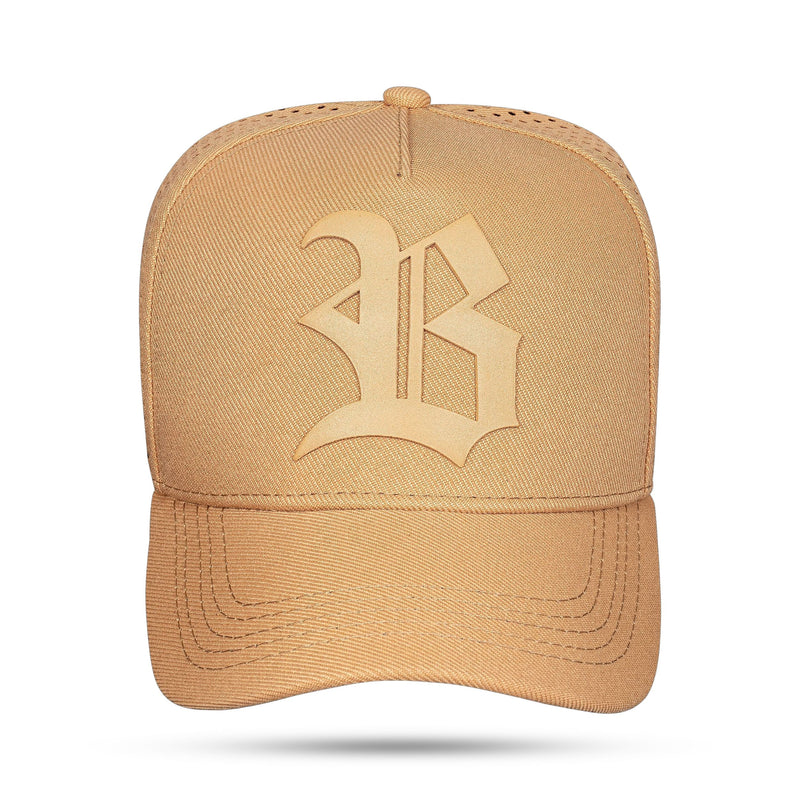 Boné Snapback Trucker Laser Caramelo
