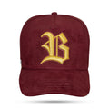 Boné Snapback Suede Vinho Wave
