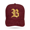 Boné Snapback Suede Vinho Wave