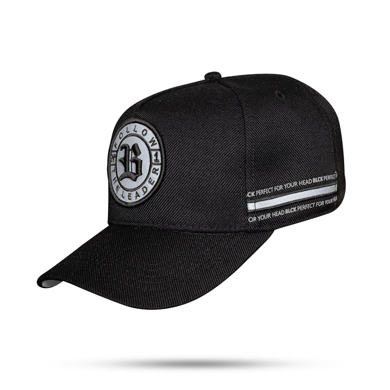 Boné Snapback Preto Follow Refletivo