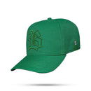 Boné Snapback Basic Verde Bandeira Logo Contour
