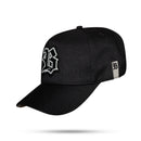 Boné Snapback Preto Paint Cinza