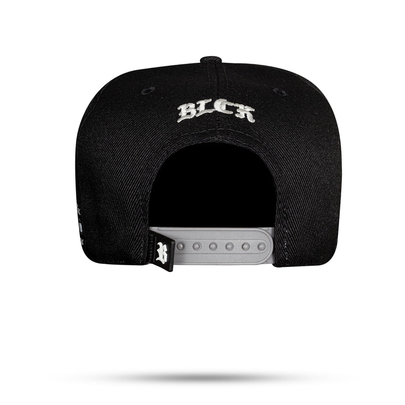 Boné Snapback Preto Follow Refletivo