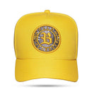 Boné Snapback Follow Amarelo Contra Aba Resping