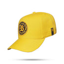 Boné Snapback Follow Amarelo Contra Aba Resping