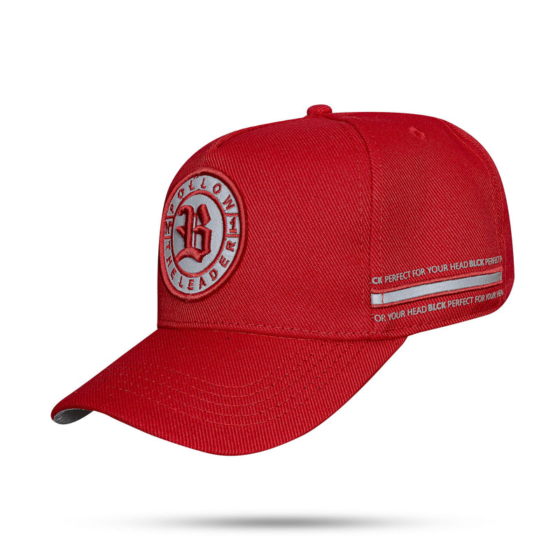 Boné Snapback Vermelho Follow Refletivo