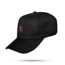 Boné Snapback Preto Basic Colors Logo Marrom