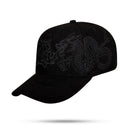 Boné Snapback Suede All Black Dragon Fire
