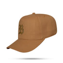 Boné Snapback Caramelo Metal Brushed Gold