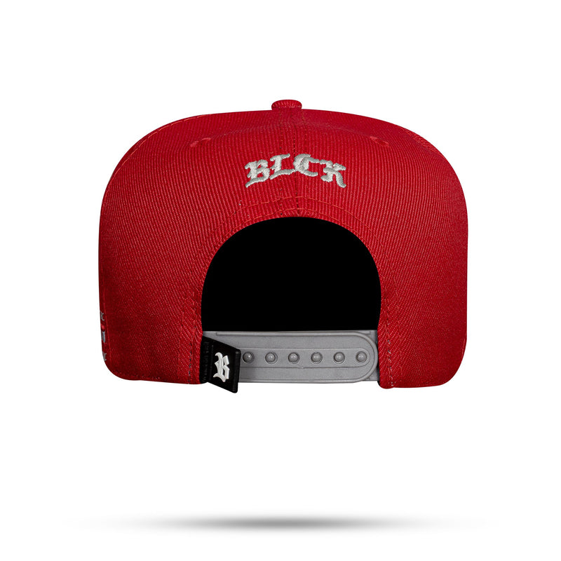 Boné Snapback Vermelho Follow Refletivo
