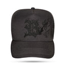 Boné Snapback Cinza Grafite Dragon Fire