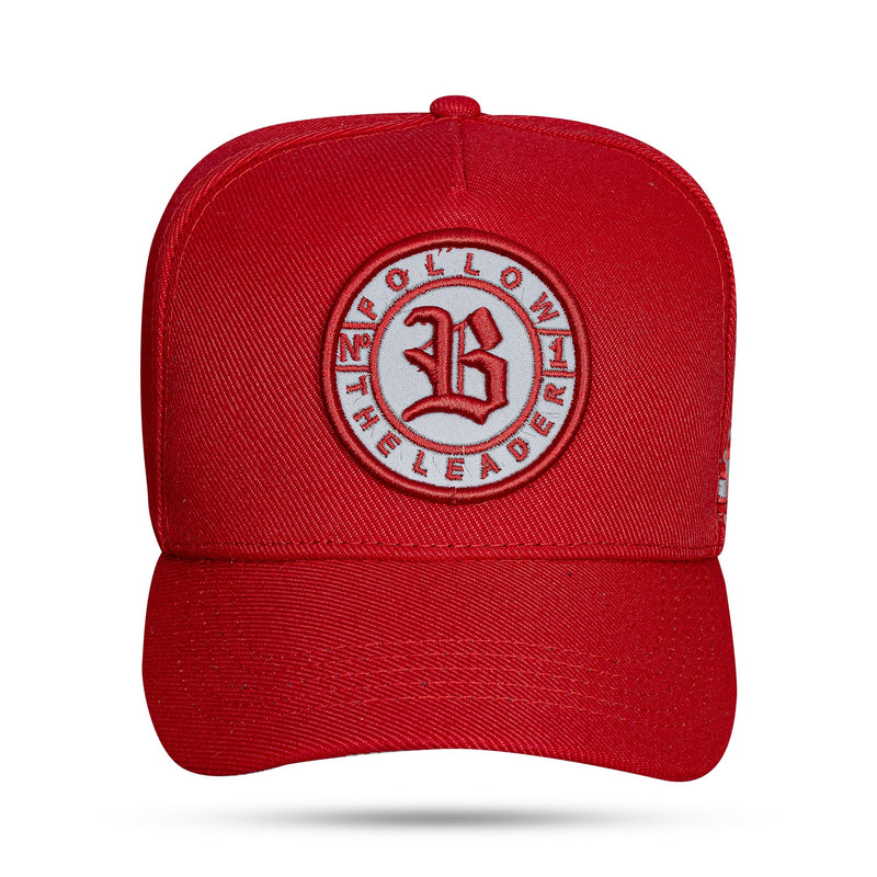 Boné Snapback Vermelho Follow Refletivo