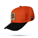 Boné Snapback Laranja Aba Couro Number One