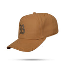 Boné Snapback Caramelo Metal Brushed Silver