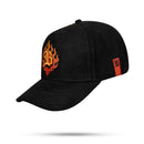 Boné Snapback Suede Preto Burn