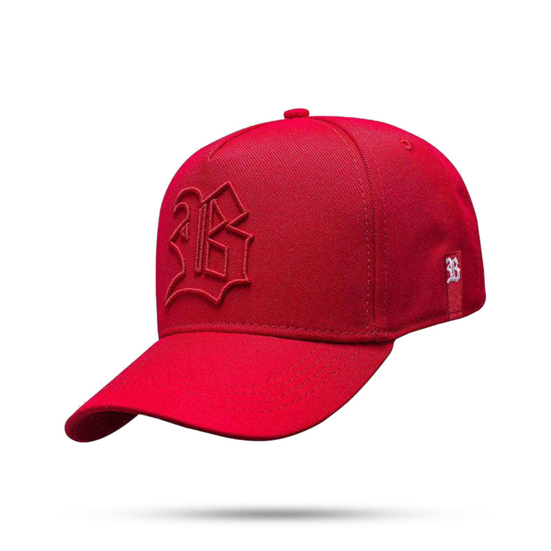Boné Snapback Basic Logo Contour Vermelho