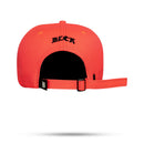 Boné Strapback Rosa Flúor Logo Preto