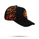 Boné Snapback Suede Preto Burn