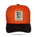 Boné Snapback Laranja Aba Couro Number One