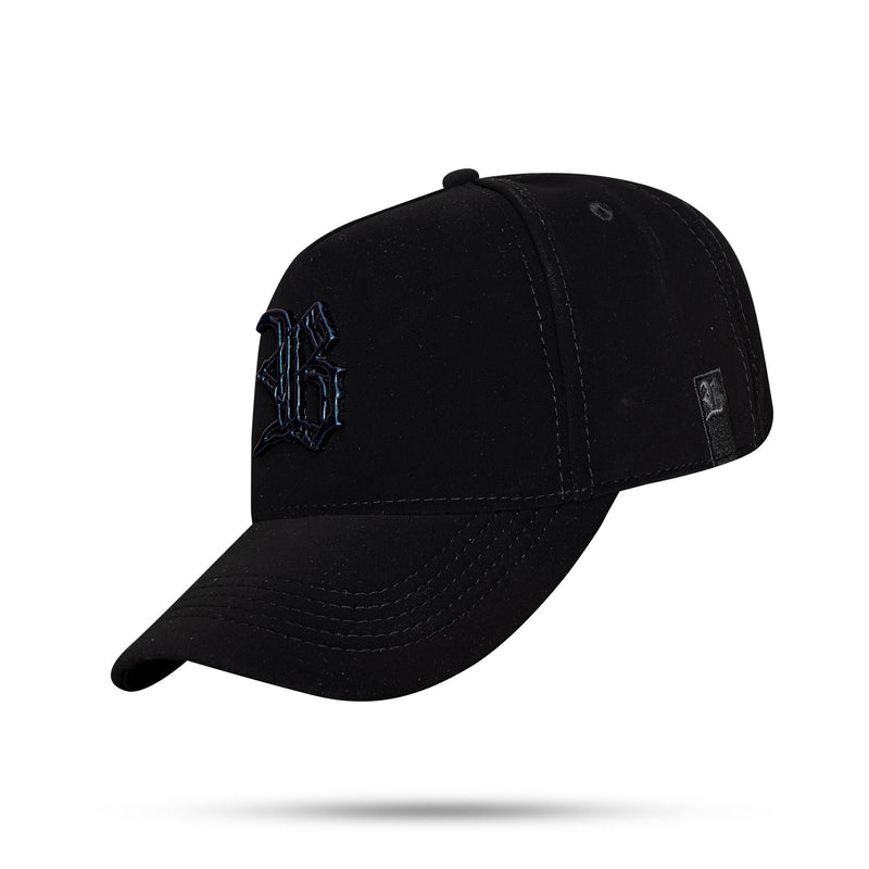 Boné Snapback Nobuck Preto BLCK Flow - Edição Limitada