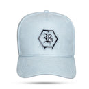 Boné Snapback Suede Azul Claro Hex