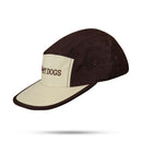 Boné Five Panel Strapback Marrom e Bege I Love My Dogs