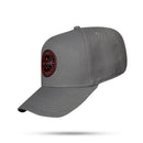 Boné Snapback Cinza Trend Vermelho