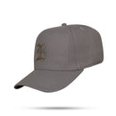 Boné Snapback Cinza Metal Brushed Silver