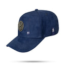 Boné Snapback Suede Azul Marinho Yin-Yang