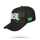 Boné Snapback Preto Shine BRASIL