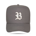 Boné Snapback Cinza Metal Brushed Silver