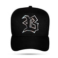 Boné Snapback Preto Holográfico Prata Wings 2.0