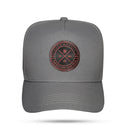 Boné Snapback Cinza Trend Vermelho