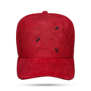Boné Snapback Contour Suede Vermelho