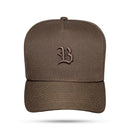 Boné Snapback Basic Marrom Café