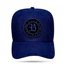 Boné Snapback Suede Follow Azul Marinho