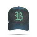 Boné Preto Kids Snapback All Shine 3D Azul Verde Wings